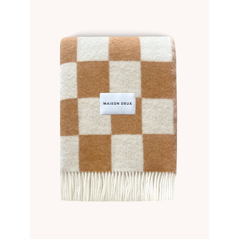 Throw Blanket, Terra/White