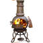 Toledo Column Cast Iron Smokeless Chimnea-32817751-32817754