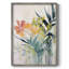 «Pink and Yellow Floral Elegance II», reproduction encadrée - bois massif-625386501