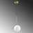 Elegant Gold Chandelier, Adjustable Height 29.5 x 19.7 x 45.3 inches | Metal Body, Cap Diameter: 9.8 inches | Max 8W G9 Socket, Perfect for Dining Room & Living Spaces | Stylish & Modern Lighting Fixture, IP20 Rated-426432904