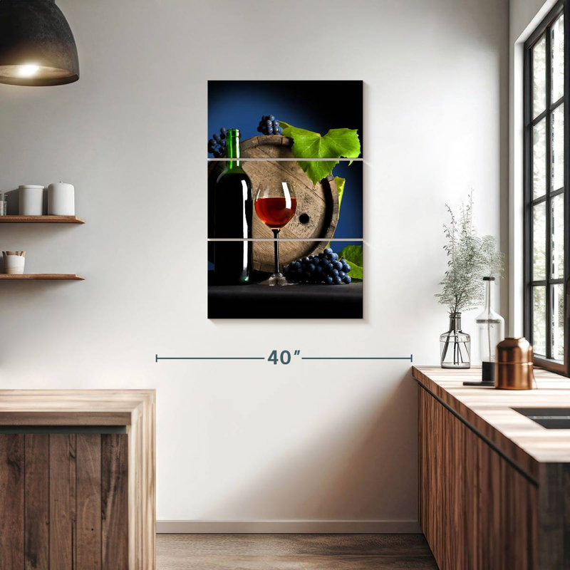 Baril de vin rouge Yarlin, H 38 po x l 24 po