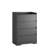 Living Room Sideboard Cabinet - Black With 4 Drawers For Storage, 26.19*16.09*38.57 In