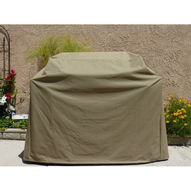 Covered Living 45" BBQ Grill Cover – Taupe Heavy-Duty Waterproof Outdoor Grill Cover, All-Season Weather Resistant Protection, Premium 300x300 Polyester Fits Most Standard BBQs