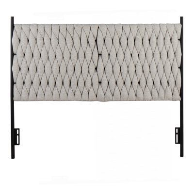 Headboard In Metal And Fabric By Lumisource