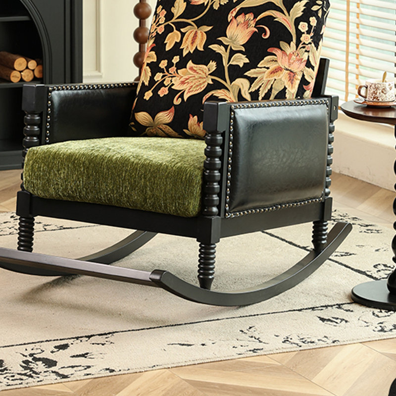 Chaise berçante Luxury, Vert