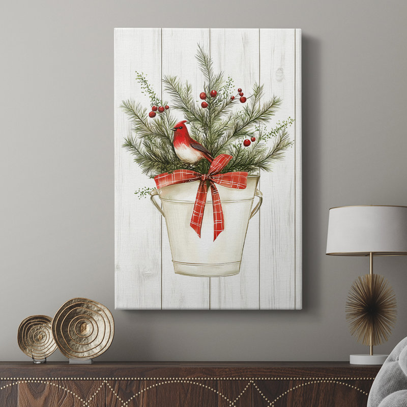 Art des Fêtes de Noël Lxxv - galerie sur mesure Cavas, H 18 po x l 12 po