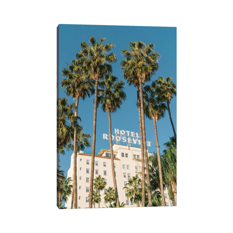 Hollywood Hotel by Bethany Young - Print on Canvas, 45.72cm H x 30.48cm W x 1.91cm D, Wrapped Canvas