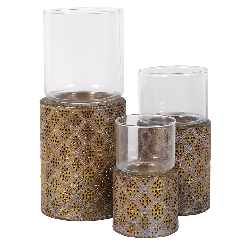 3 Piece Tabletop / Centrepiece Candlestick Set
