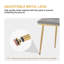 Chaise d'appoint rembourrée en velours Evanni-333893689-316044271
