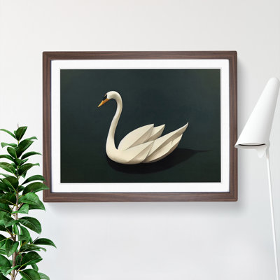 Intense Swan - Framed Print