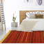 Tapis décoratif en laine de conception unique noué à la main new age kashkoli rouge foncé/jaune 3 pi 2 po x 5 pi