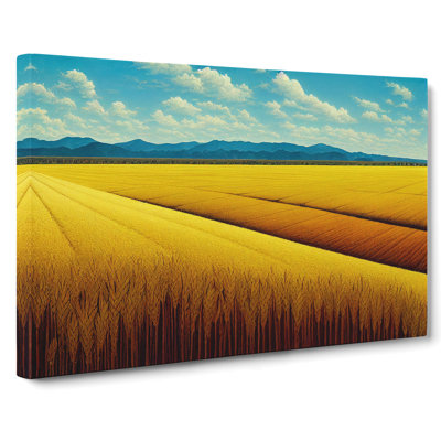 Luscious Wheat Field - Wrapped Canvas