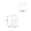 Meuble-lavabo flottant mural fini avec lavabo et porte simple, profil rectangulaire optimisant l'espace, construction en panneau de particules économisant la finition, avec une conception intégrée-1725601340
