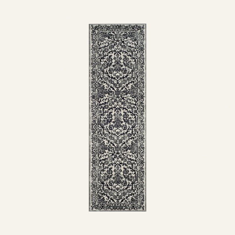 Tapis oriental ivoire / gris Alessia, Tapis de couloir 2 pi 2 po x 7 pi