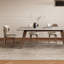 Élégante table en frêne blanc et chaises en chêne-104977508