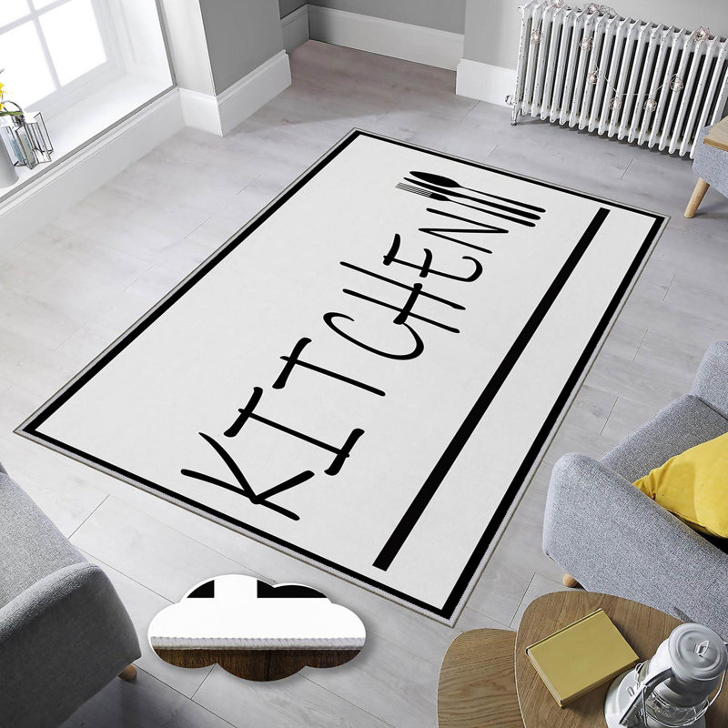 Antibacterial Hall Carpet, 39.4 x 59.1 inches | 100% Polyester, 0.4 in Pile Height, Non-Slip PVC Felt Dot Underside | Machine Washable, 3D Digital Printing, Durable & Stylish for Modern Home Décor