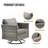 Lithzy Premium All-Weather Wicker 2 - Person Patio Conversation Set with Cushions-705646863