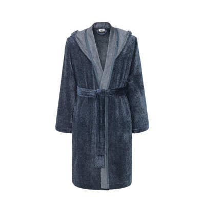 Magellan Viscose Blend Terry Cloth Gender Neutral Ankle Bathrobe with Hood