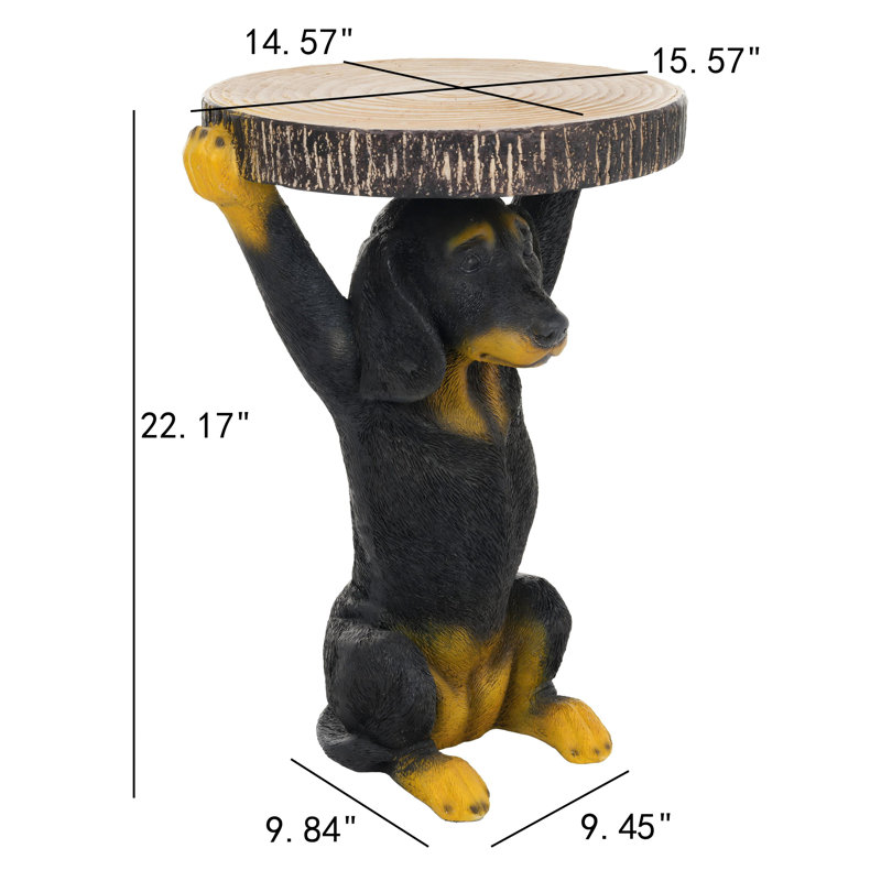 Table d'appoint Baxter Modern Rustic MGO Dog