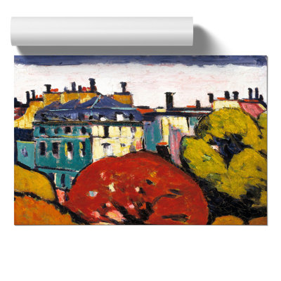 Landscape In Paris by Henry Lyman Sayen - No Frame Painting