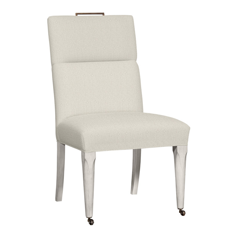 Chaise d'appoint Br légum Road, Chenille Crypton® neige Nomad, Casablanca