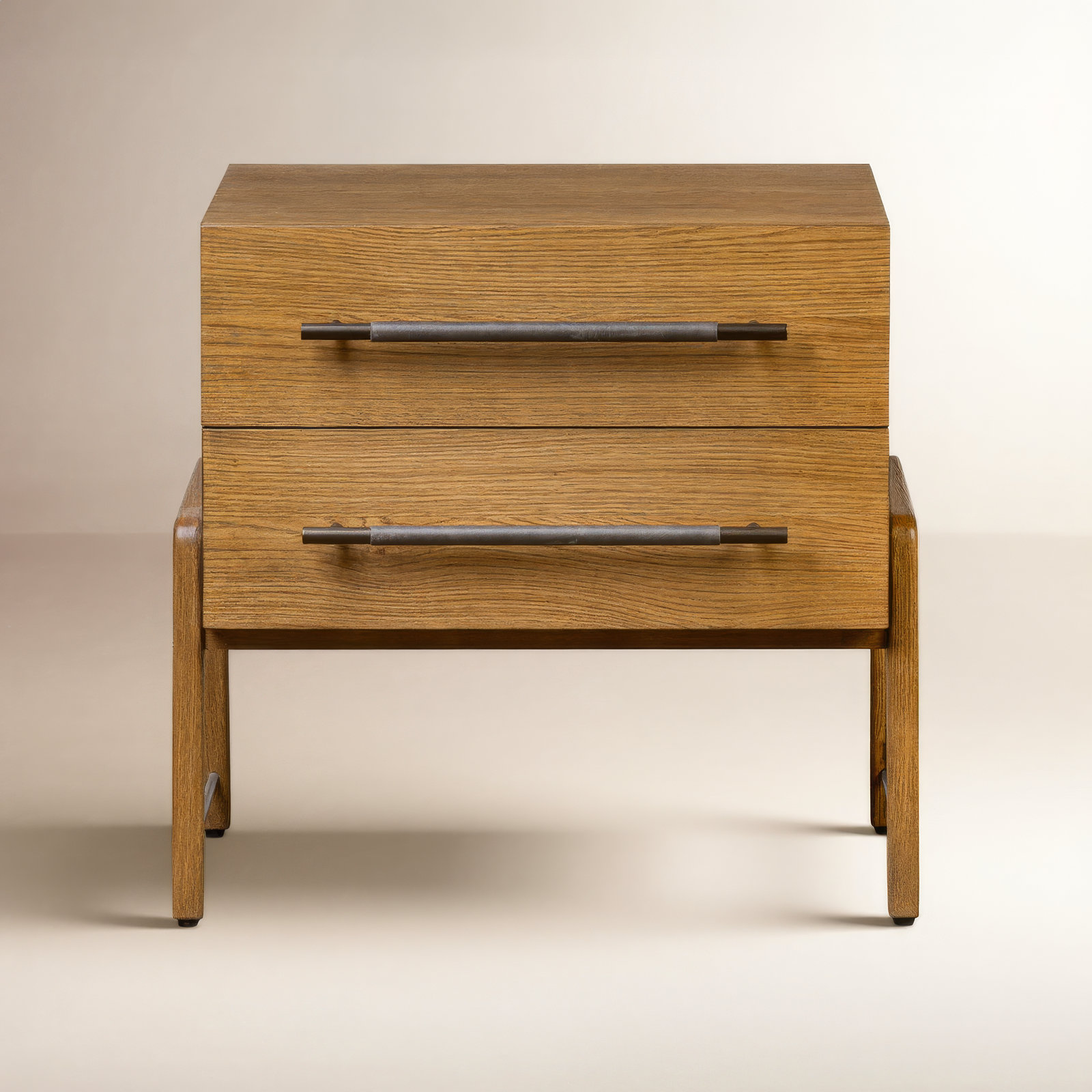 Karsten Oak Nightstand, Amber Oak