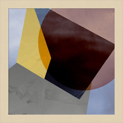 Essentially Minimal II by Flagler Wood Framed Wall Art Print