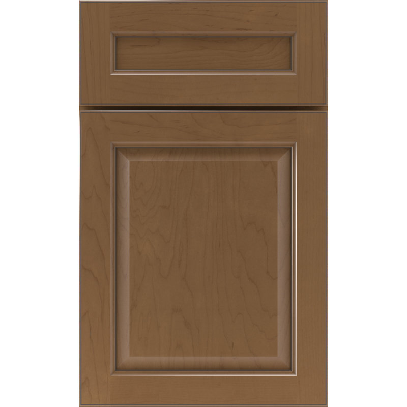Dwelling Value Greystone Door Sample, Carob/Stone Glaze, Maple