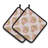 Caroline's Treasures Floral Polyester Potholder Set