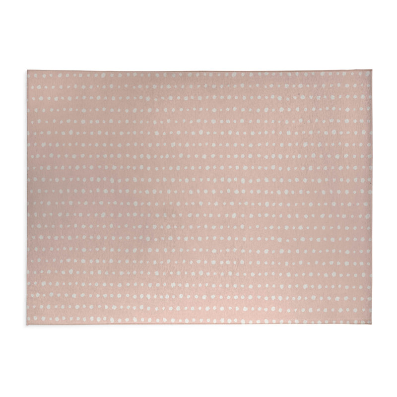 Paillasson Dot Row, Rose, L 48 po x L 72 po