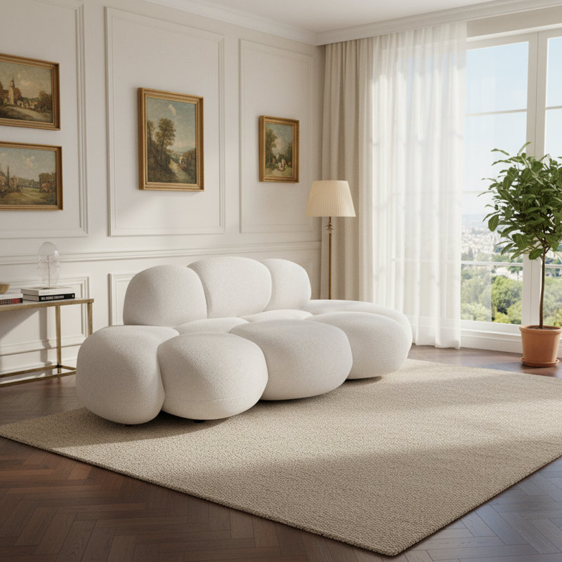Lazy Sofa, White