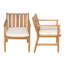 Outdoor Dining Armchair with Cushions