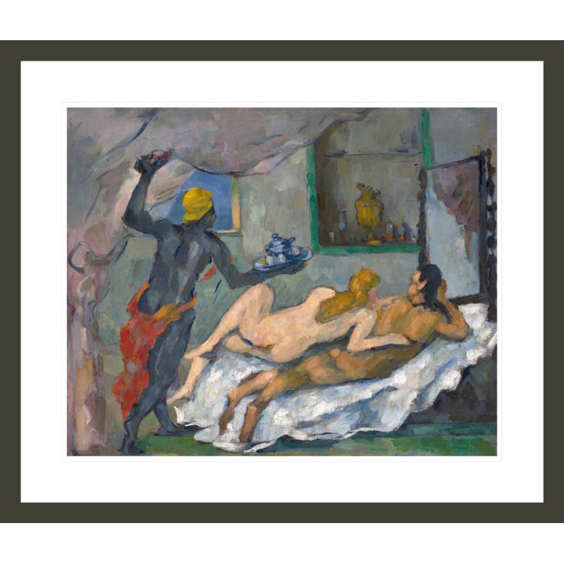 L'Après-midi à Naples par Paul Cézanne, H 23,5 po x l 27,49 po