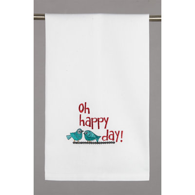 Cotton Embroidered Tea Towel Kitchen Towel