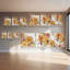 Autumn Garden Whispers, ensemble de 3 impressions sur toile-1633523312-1633523308-1633523316