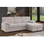 Canapé-lit modulaire en chenille de 94 po en chenille beige Kipling II