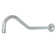 Kingston Brass Shower Scape 17-Inch Sheppard's Hook Rain Drop Shower Arm with Round Flange