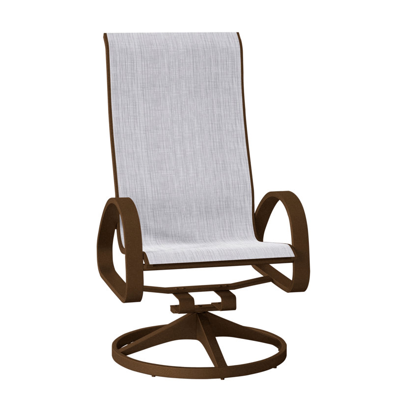 Fauteuil de patio pivotant Hiraku, Kona texturé, Bijou