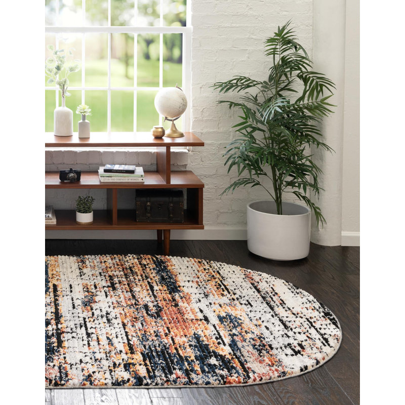 Tucson Abstract Indoor Rug, Oval 8' x 10'