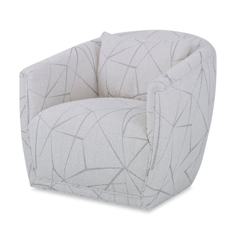 Jasper Swivel Barrel Chair, Libby Linen