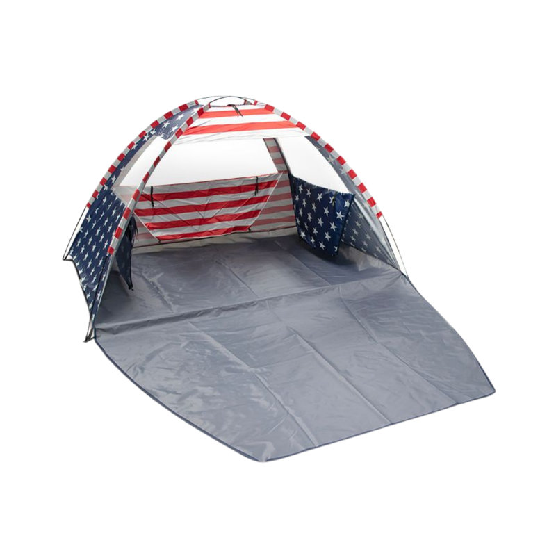 American Flag Beach Tent