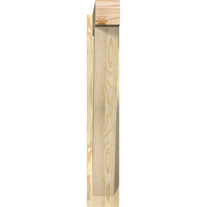 Pavé traditionnel traditionnel, P 24 po x H 36 po, Sapin Douglas de 8 po (sciage brut)