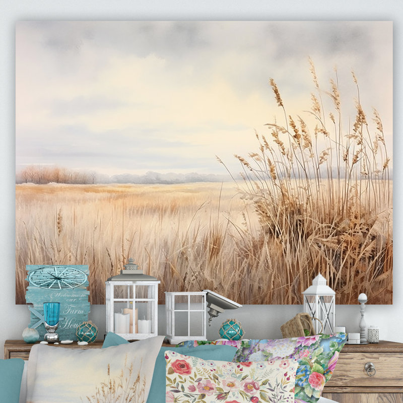 Prairie Peacefulness Meadows II sur toile, H 12 po x l 20 po x P 1 po, Toile tendue