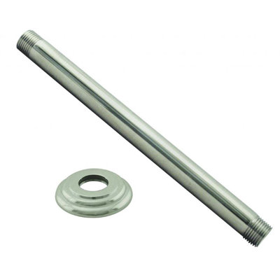 Bras de douche de plafond rond 1/2 po avec bride Westbrass IPS x 6 po