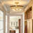 Abbate 5 - Light Glass Flush Mount Ceiling Light