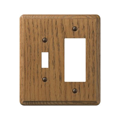 Ensemble de 2 plaques murales en bois Amerelle