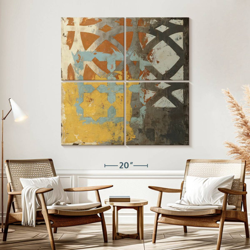 Four Stars II, 57" H x 57" W