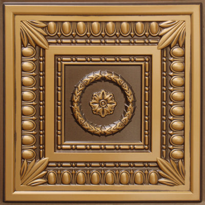 Falkirk Perth 24'' L x 24'' W High Gloss PVC Glue Up Ceiling Tile