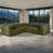 Fausse fourrure vert olive