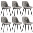 Chaise d'appoint rembourrée en similicuir Chardee